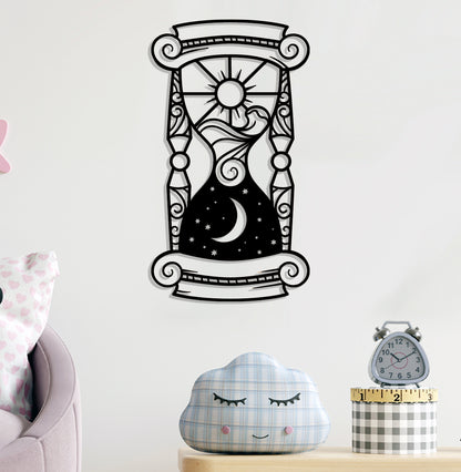 Sun and Moon Hourglass Sign