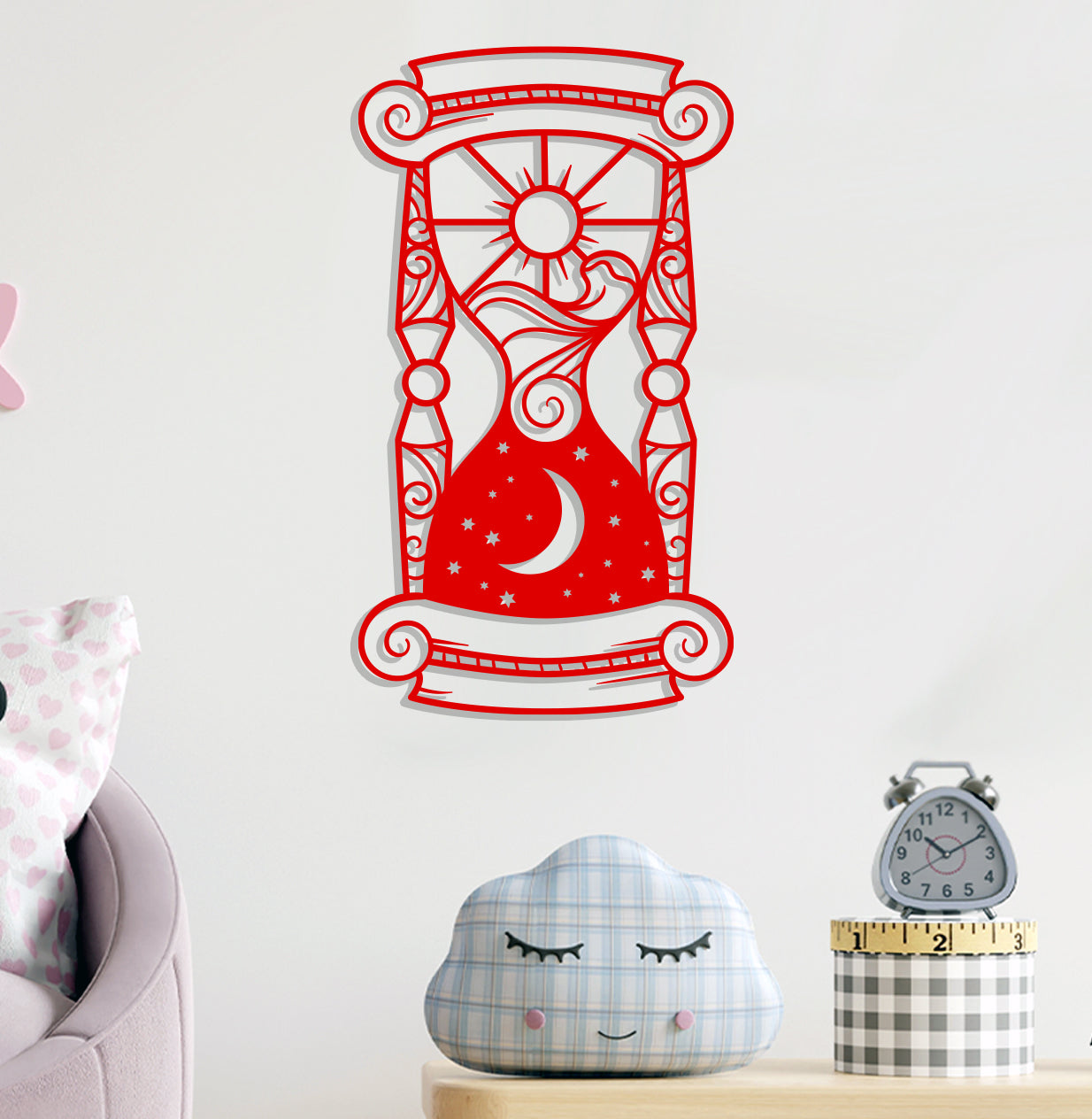 Sun and Moon Hourglass Sign