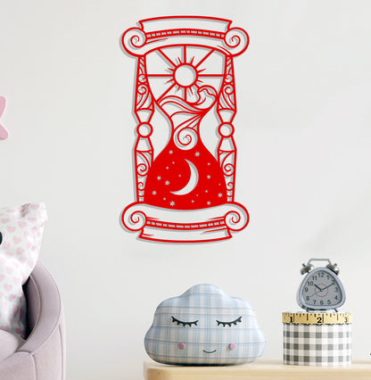 Sun and Moon Hourglass Sign