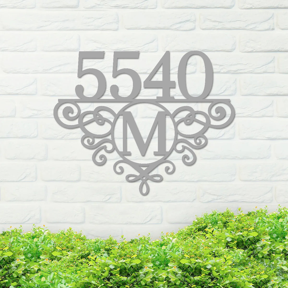 Address Sign, Number and Monogram