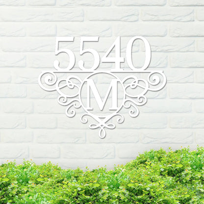 Address Sign, Number and Monogram