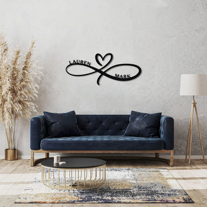 Infinity Heart Wedding Sign