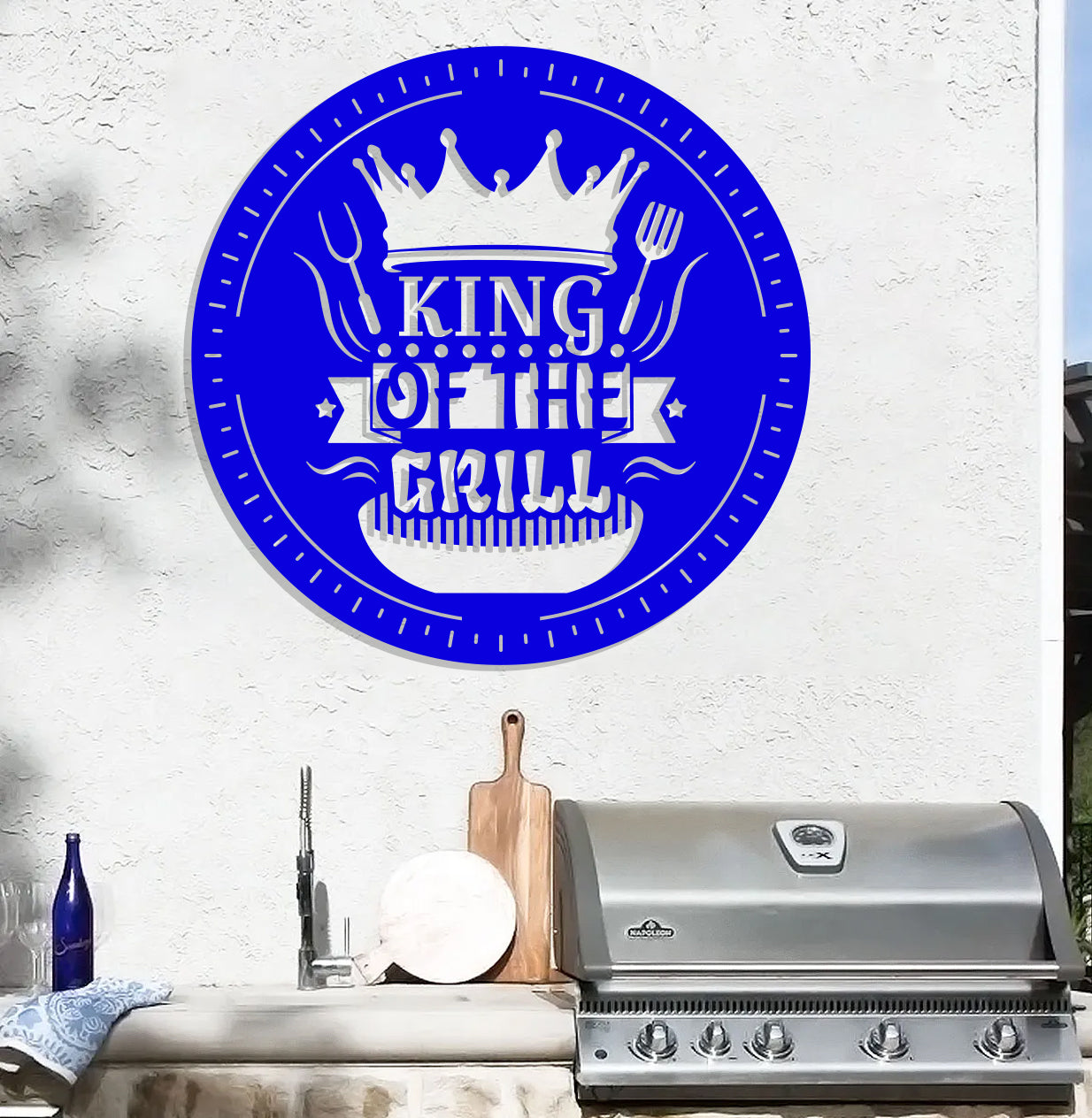 King of the Grill Sign