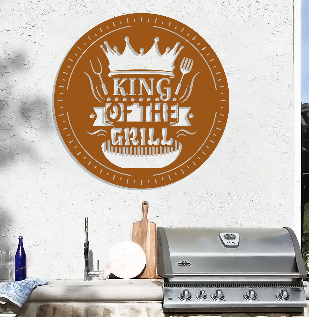 King of the Grill Sign