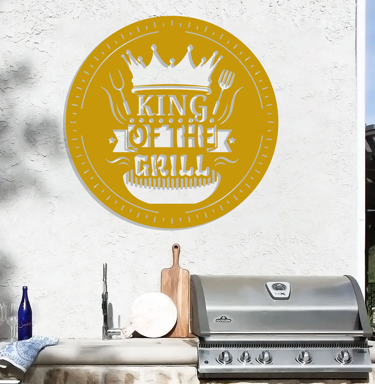 King of the Grill Sign