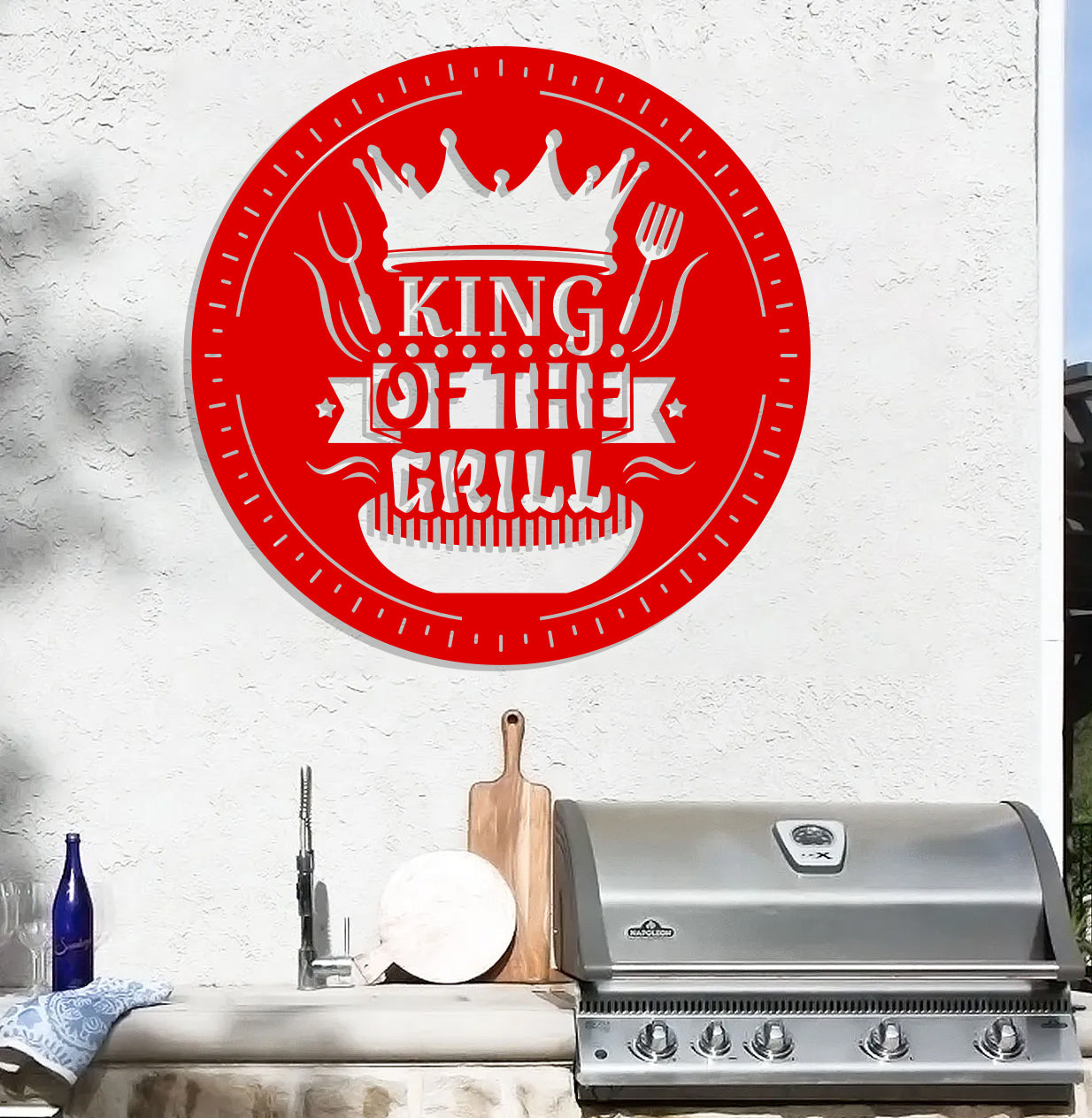 King of the Grill Sign