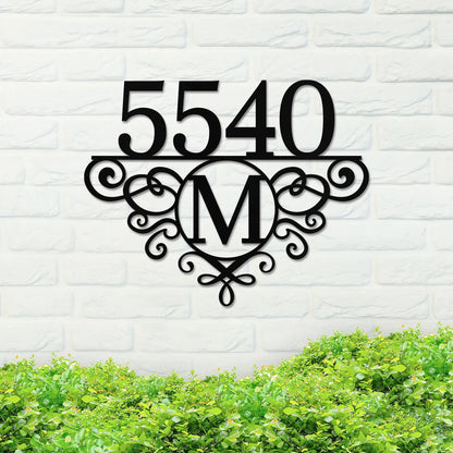 Address Sign, Number and Monogram