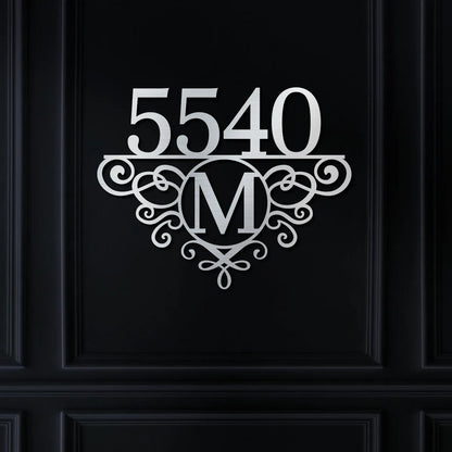 Address Sign, Number and Monogram