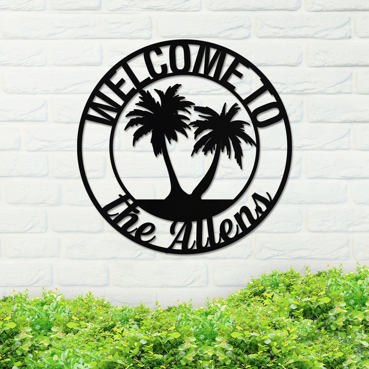 Custom Island Welcome Sign