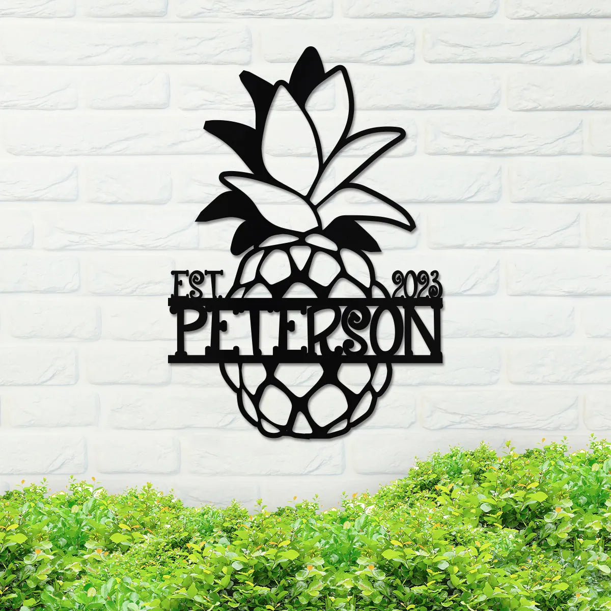 Pineapple Name Sign