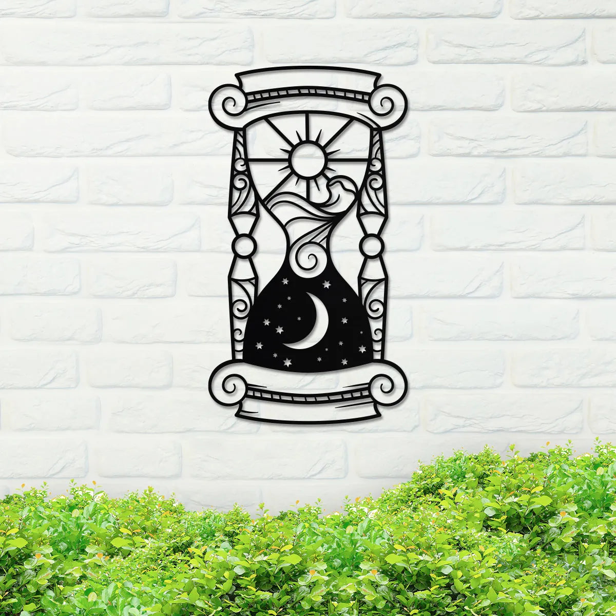 Sun and Moon Hourglass Sign