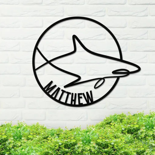 Shark Name Sign