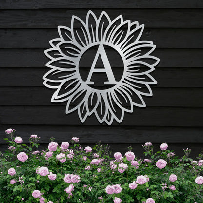 Sunflower Monogram Sign