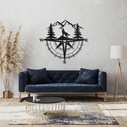 Wolf Compass Sign