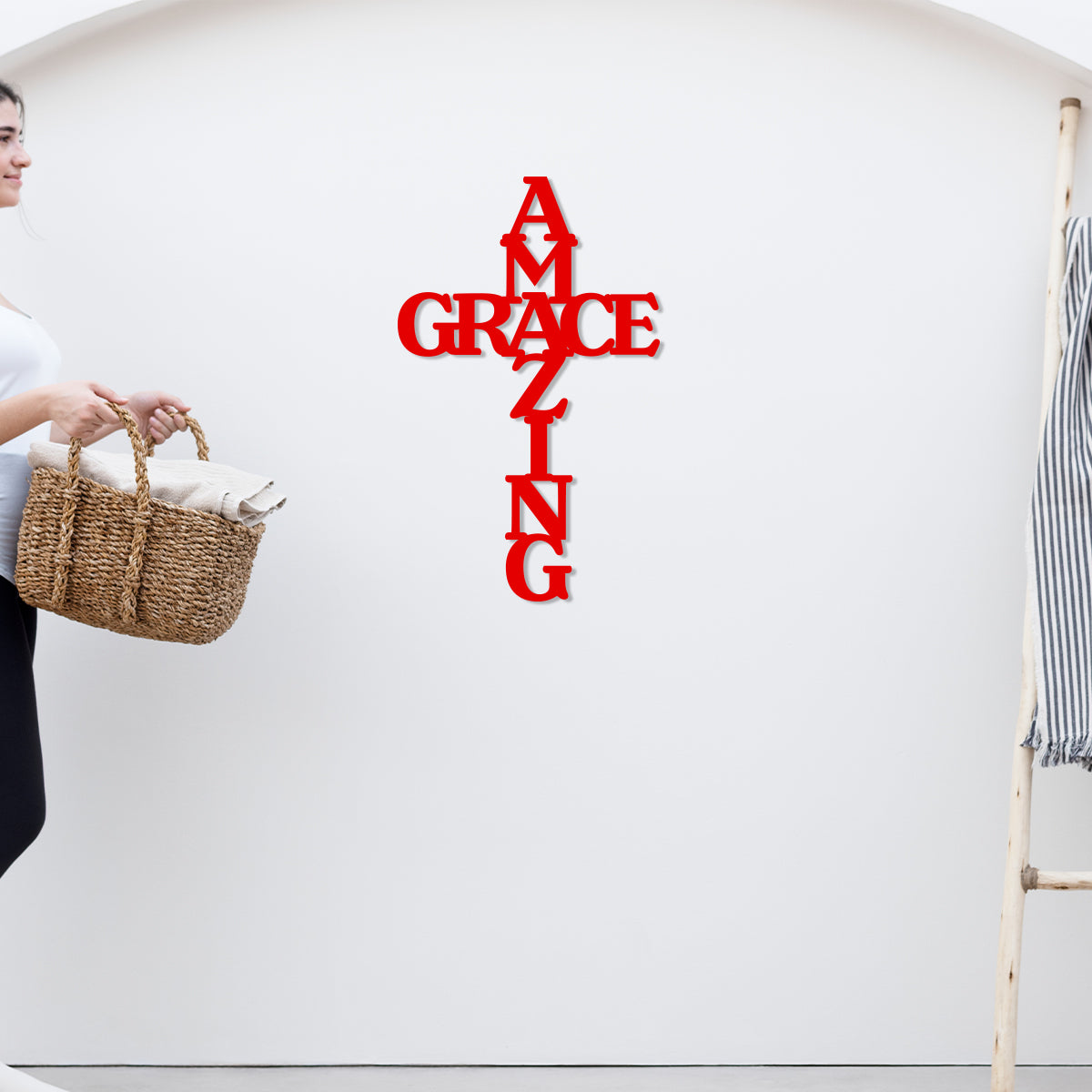 Amazing Grace Cross Sign