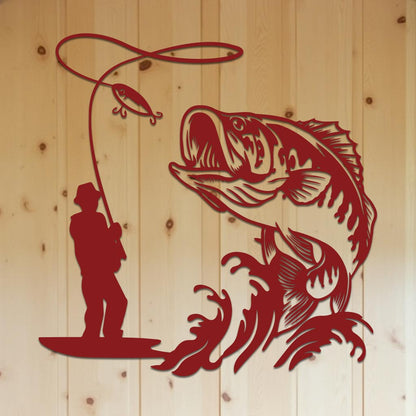 Bass Fishing Sign