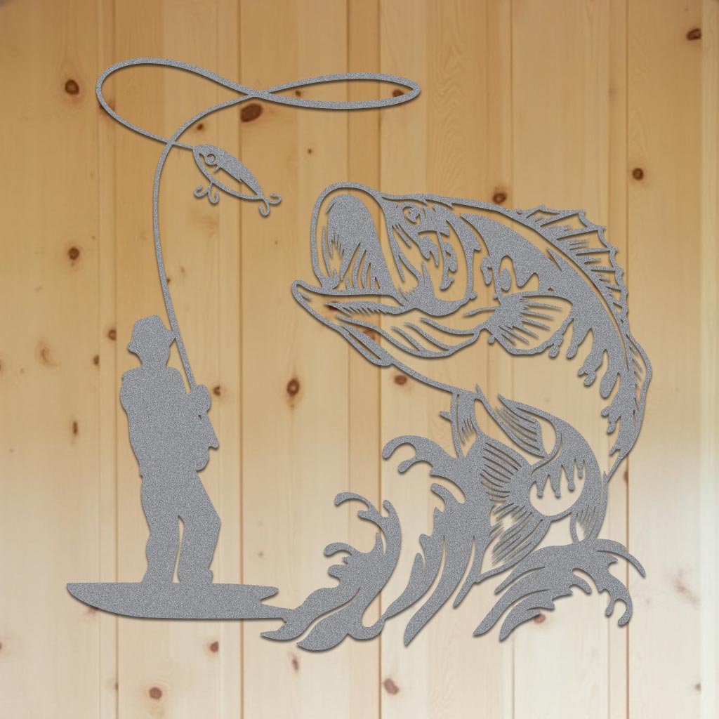 Bass Fishing Sign