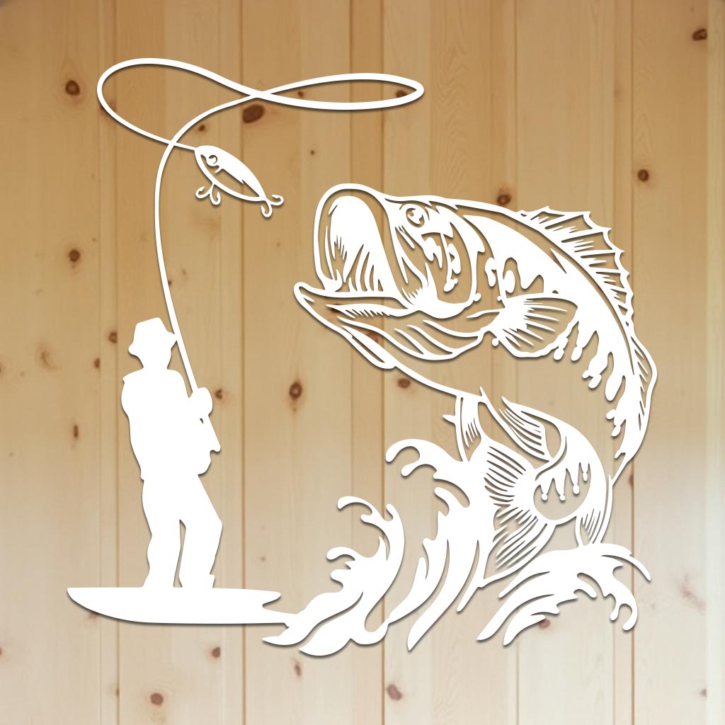 Bass Fishing Sign