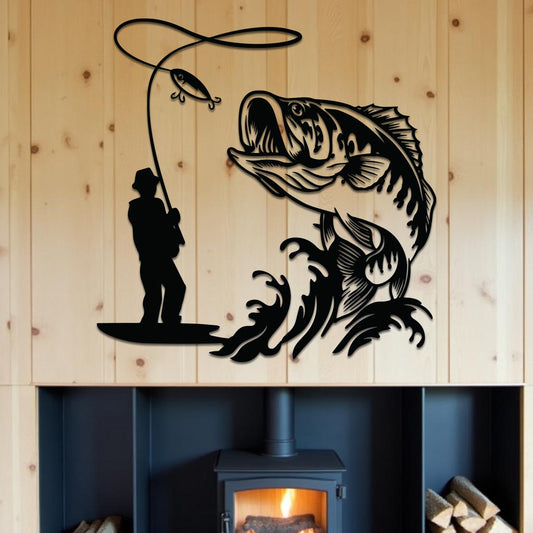 Bass Fishing Sign
