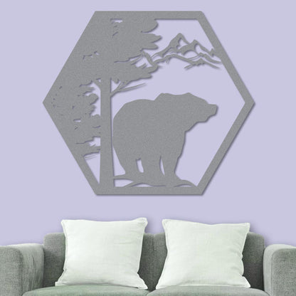 Bear in the Mountains Sign