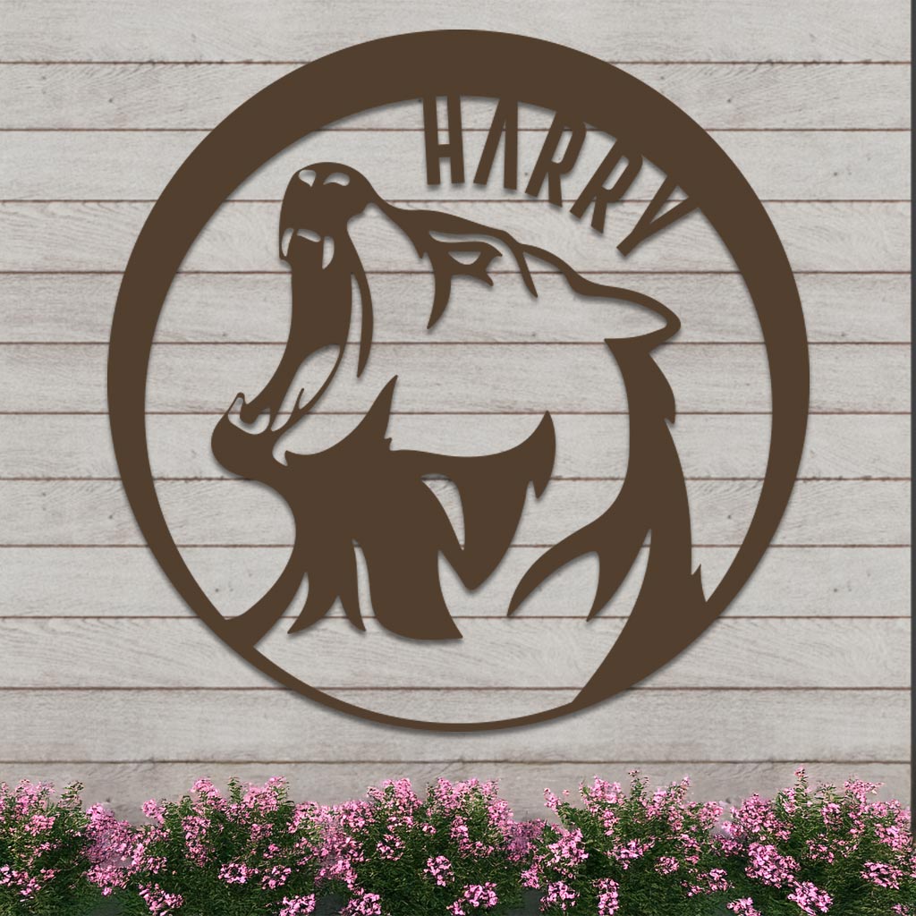 Bear Name Sign