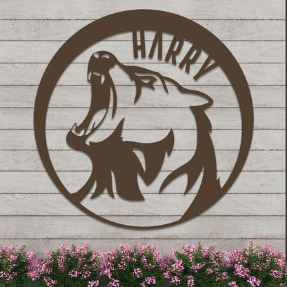 Bear Name Sign