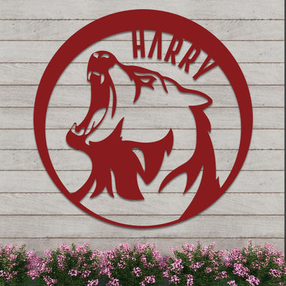 Bear Name Sign