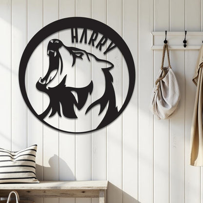 Bear Name Sign