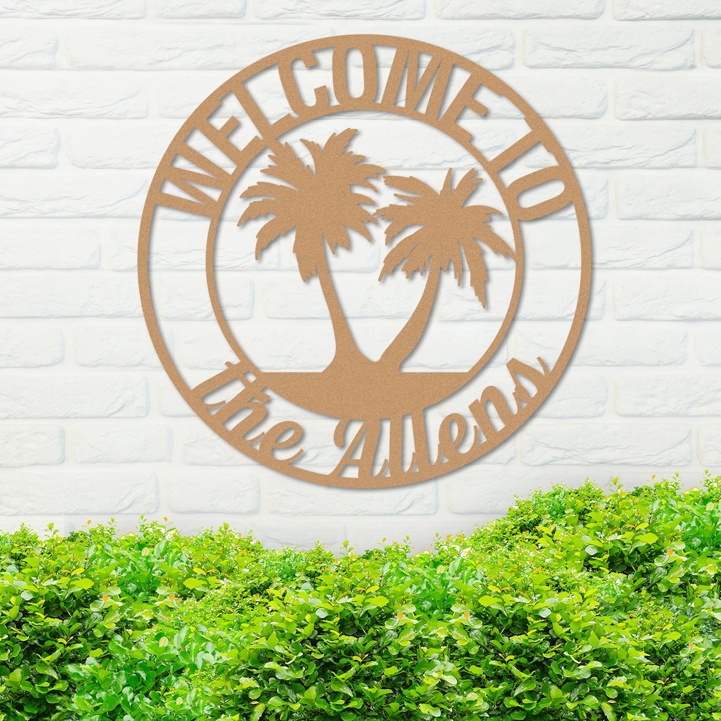 Custom Island Welcome Sign
