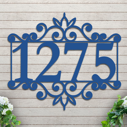 Decorative House Number Sign
