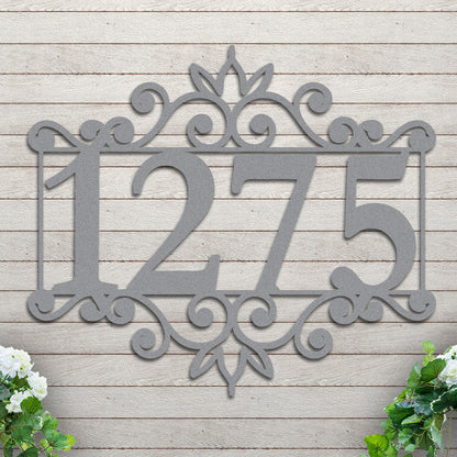 Decorative House Number Sign