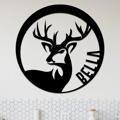 Deer Name Sign