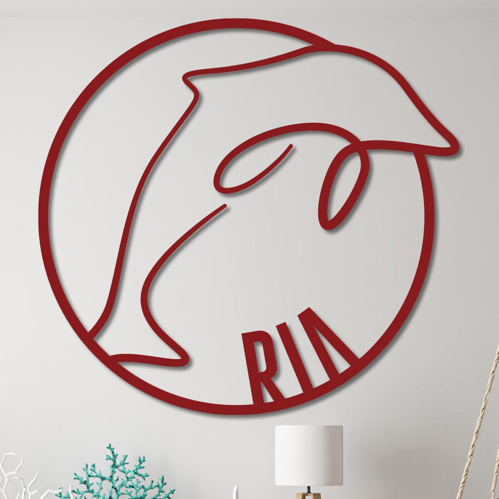 Dolphin Name Sign
