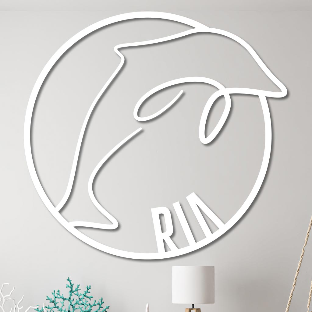 Dolphin Name Sign