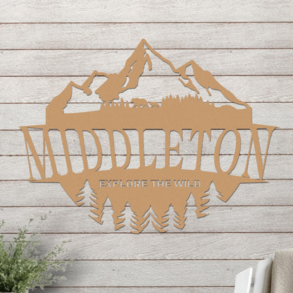 Explore the Wild with Name Sign