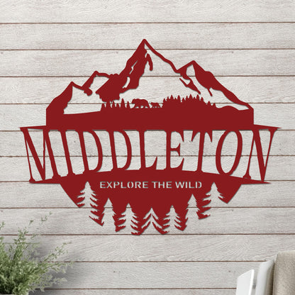 Explore the Wild with Name Sign