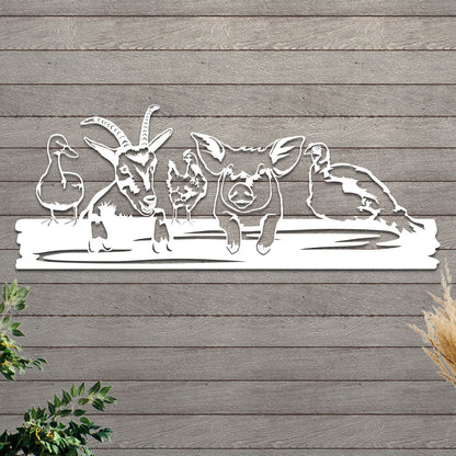 Farm Animals Sign