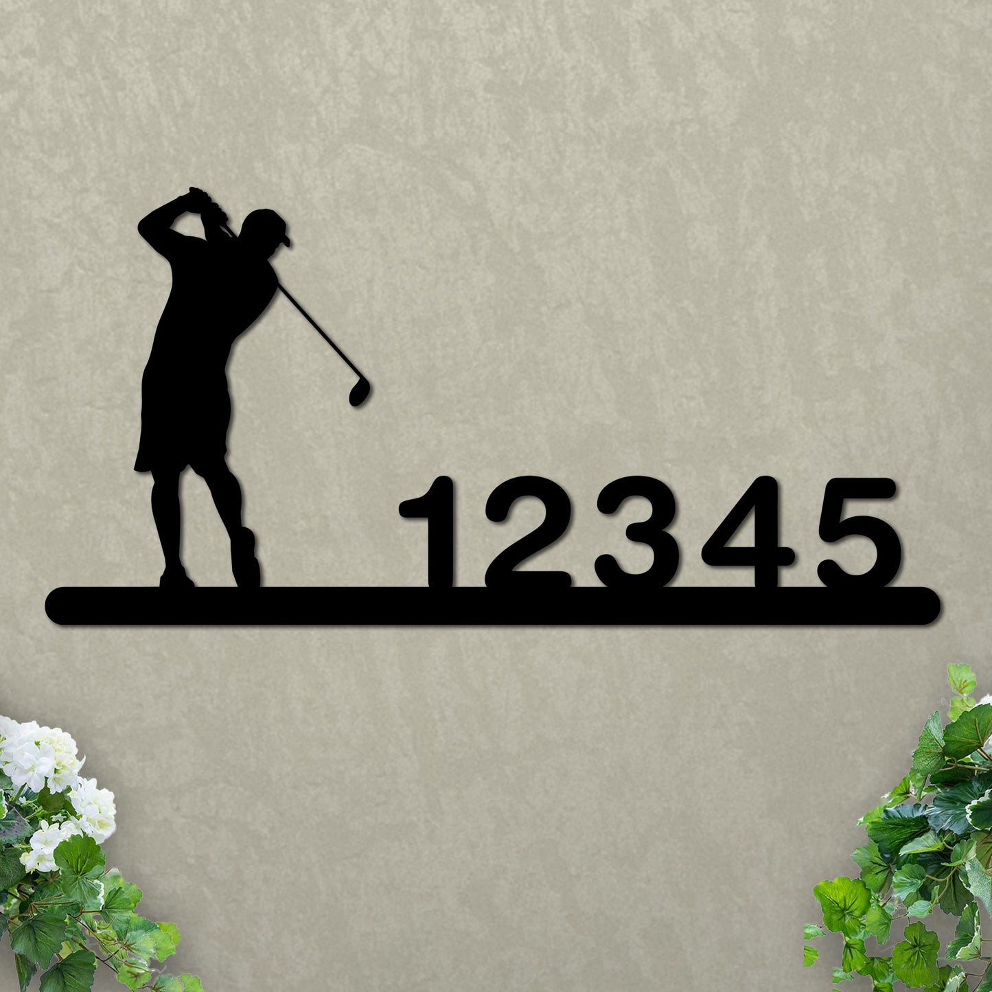 Golf Address Sign