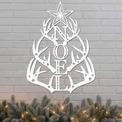 Antler tree with Holiday NOEL