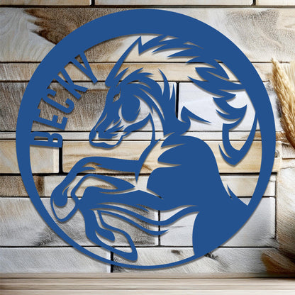 Horse Name Sign