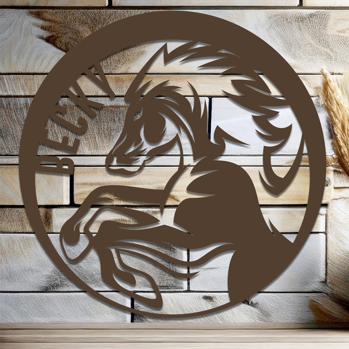 Horse Name Sign