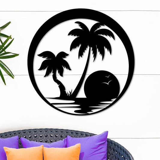 Island Sunset Sign