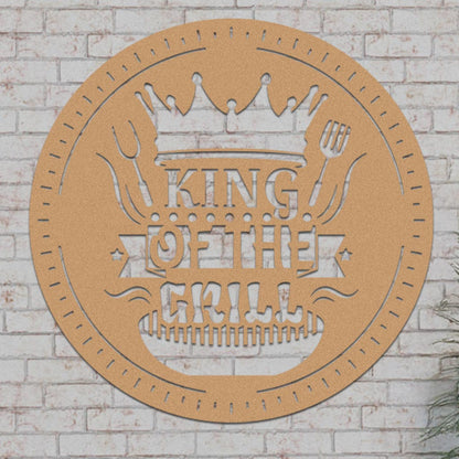 King of the Grill Sign
