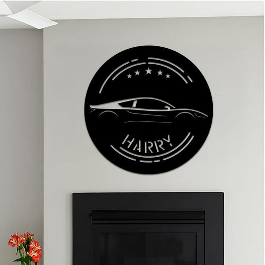 Maserati Name Sign