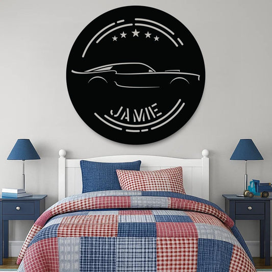 Mustang Name Sign