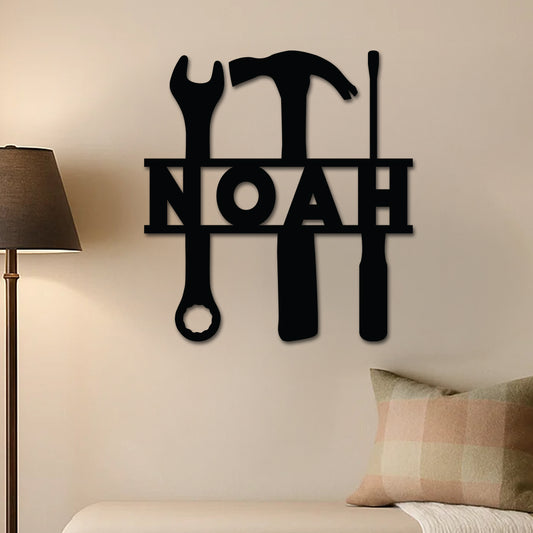 Name in Tools Sign