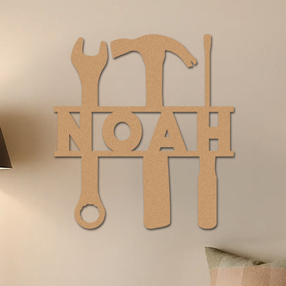 Name in Tools Sign