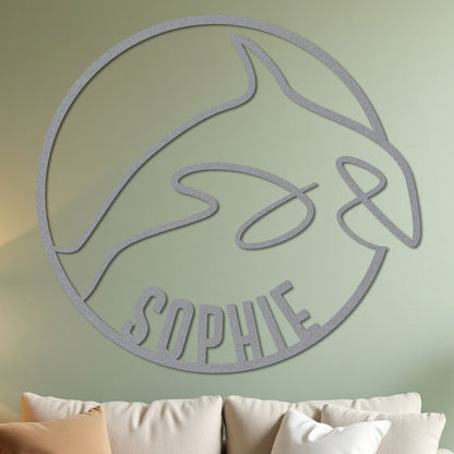 Orca Name Sign