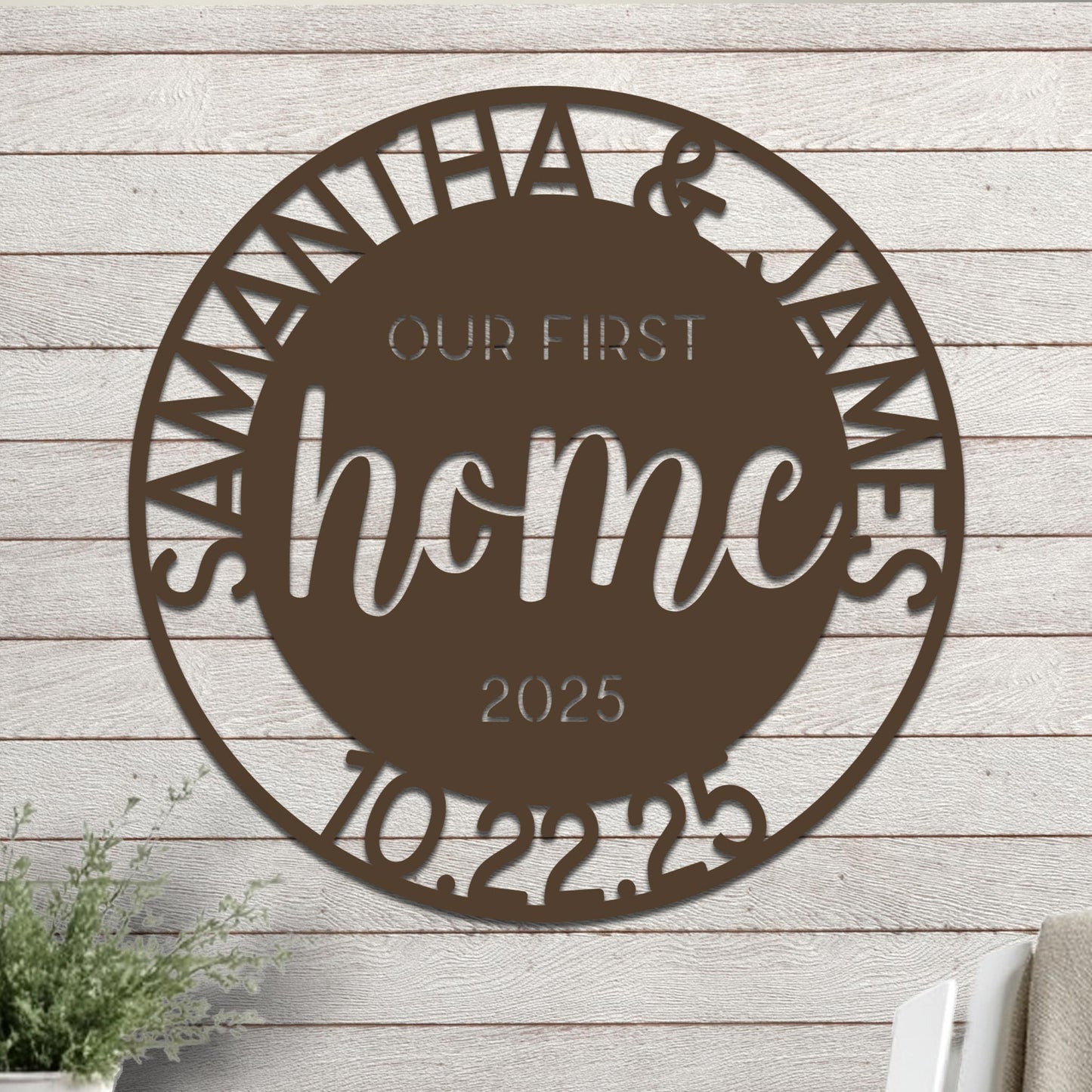 Our First Home Sign