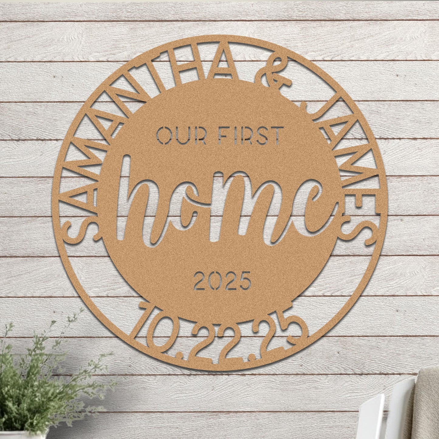 Our First Home Sign